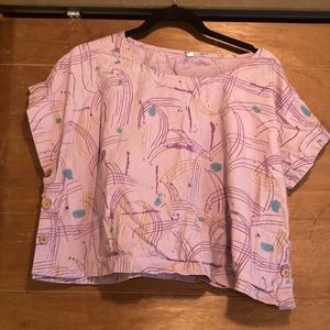 Liz Alig  cropped shirt